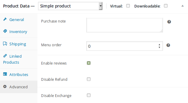 WooCommerce Refund And Exchange-simple-product