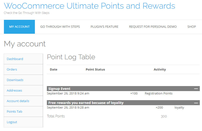 WooCommerce-Ultimate-Points-And-Rewards-PointsTable-front-end