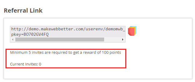 woocommerce points and rewards-social-links-front-end