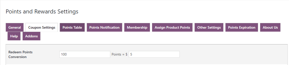 woocommerce points and rewards-redeem-points