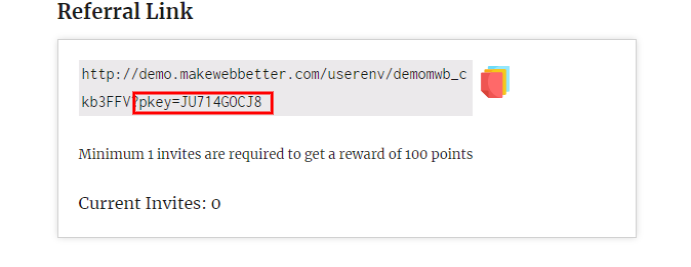 woocommerce points and rewards-static-referral-link