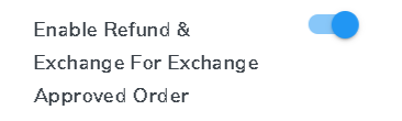 refund and exchange for approved