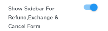 (show sidebar for refund, exchange and cancel