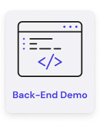 click for backend setting