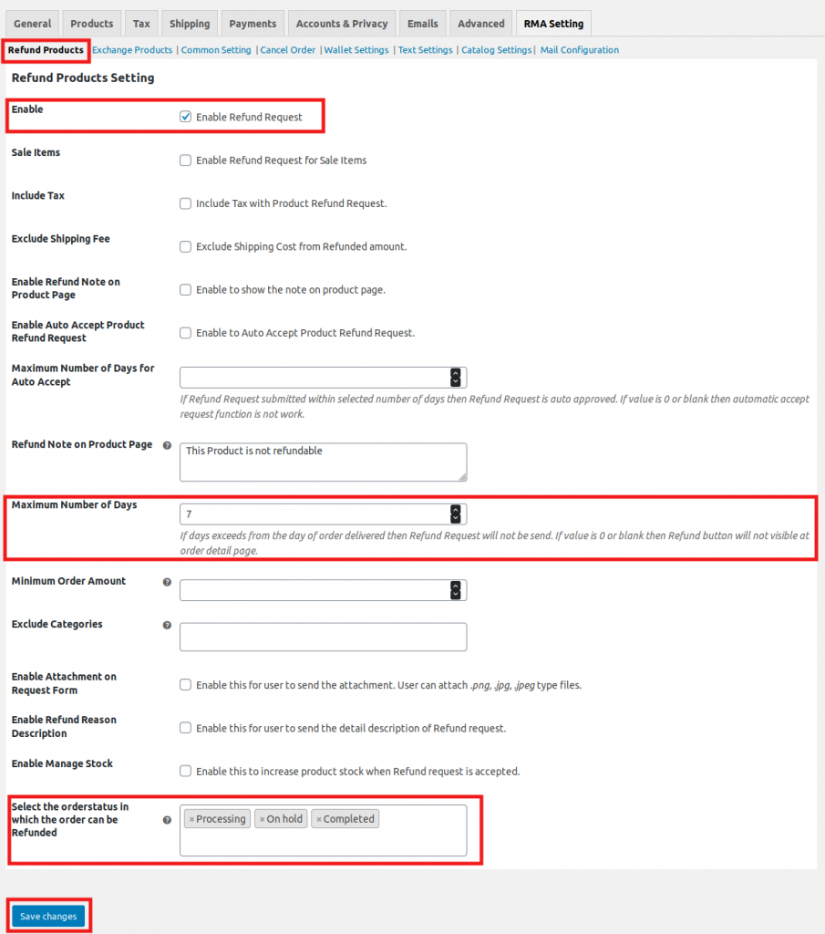 RMA WCFM For WooCommerce Documentation | WP Swings