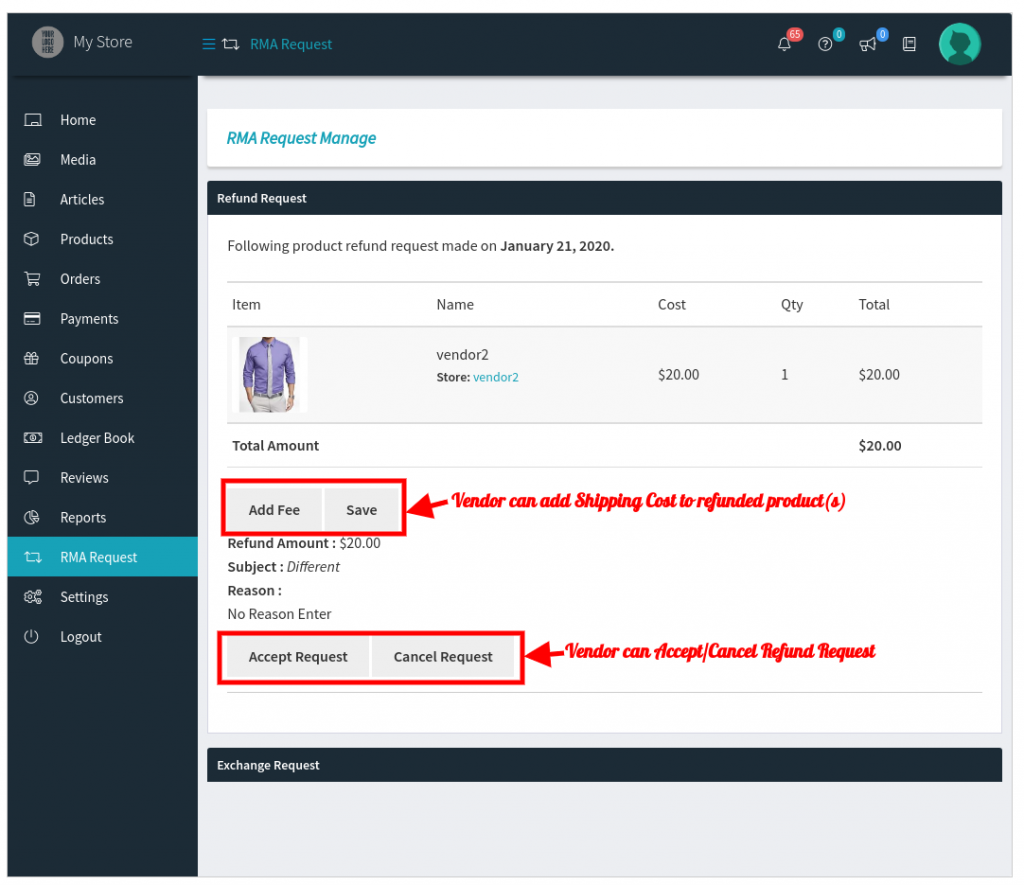 RMA WCFM For WooCommerce Documentation | WP Swings