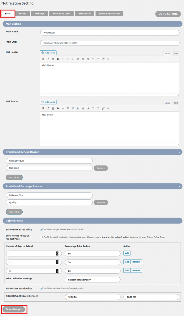 RMA WCFM For WooCommerce Documentation | WP Swings