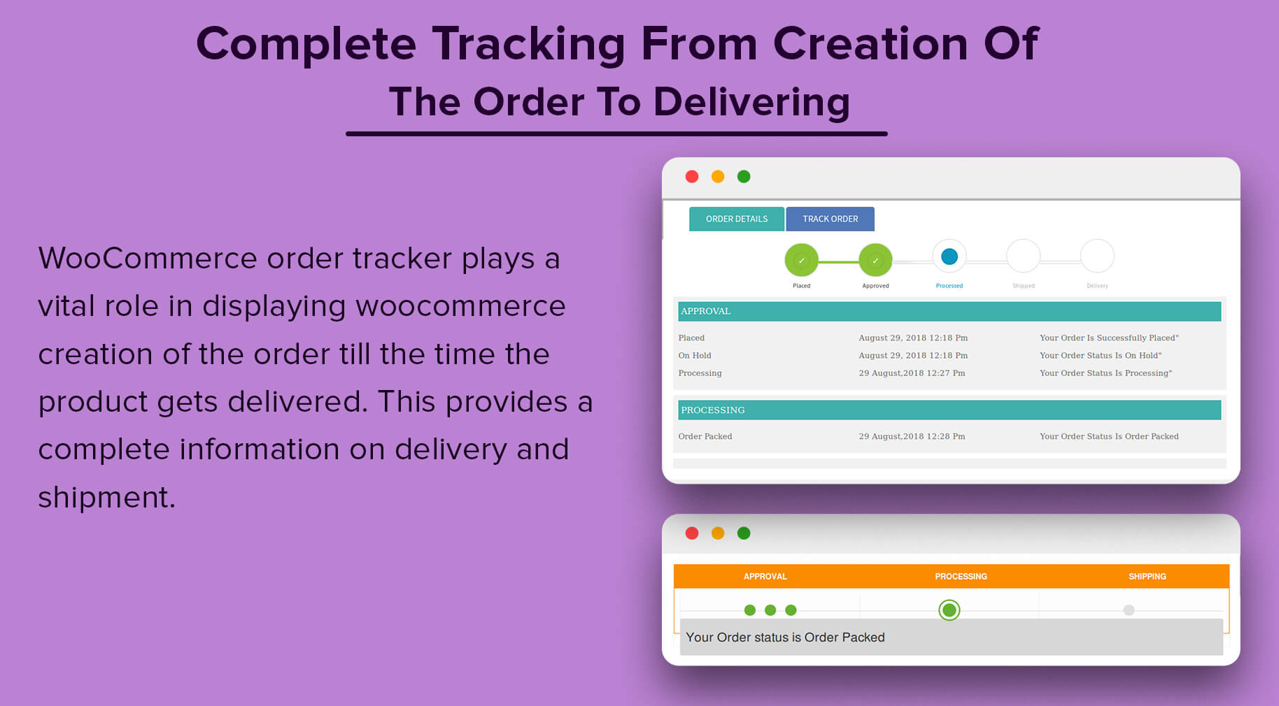 WooCommerce Order Tracker - Custom Order Status, Tracking Templates and Order Email Notifications - 10