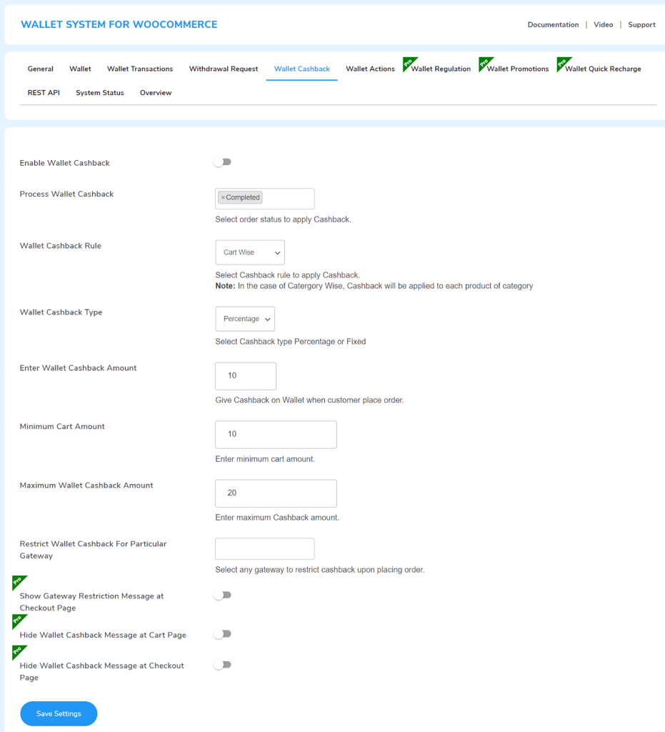 Wallet System for WooCommerce Documentation | WP Swings