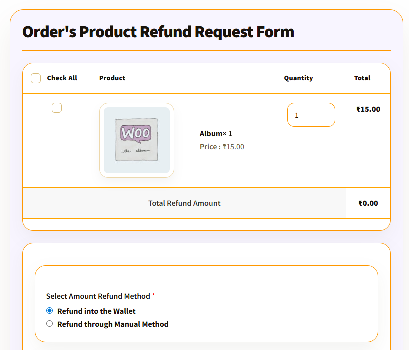 Frontend Representation (Auora Luxe Template)