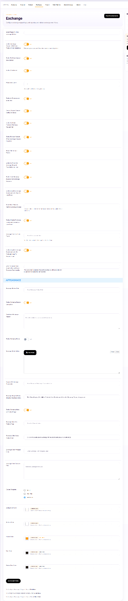 exchange tab rma pro