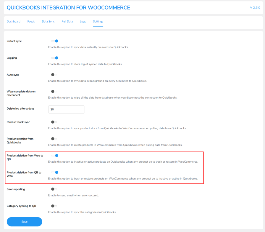 Two-Way Deletion For WooCommerce Products