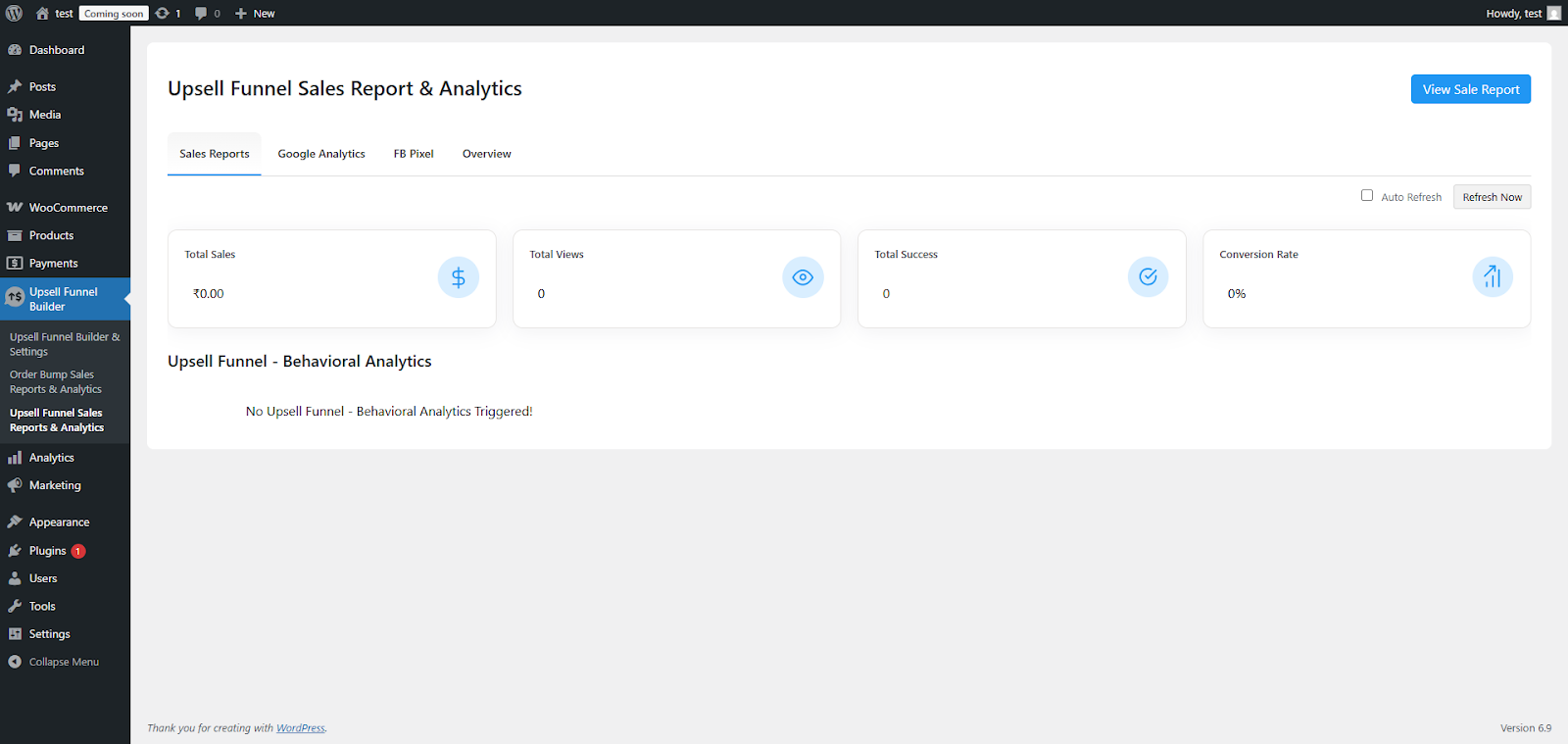 upsell funnel analytics
