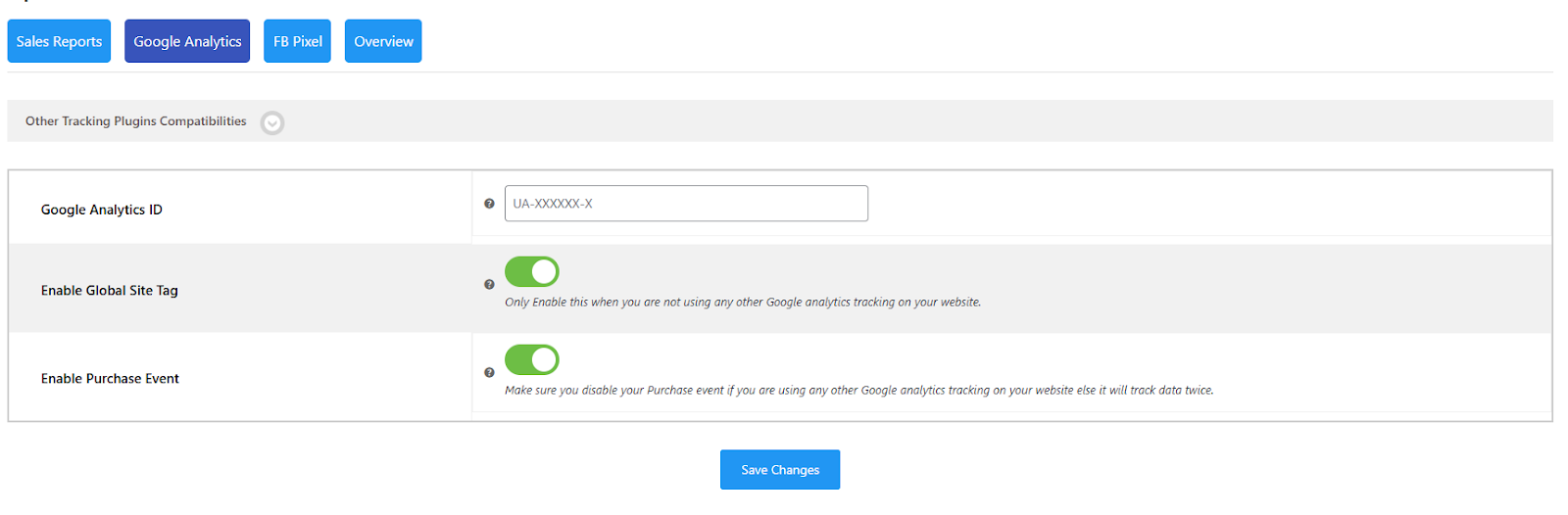upsell google analytics