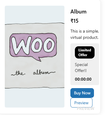 offer strip layout classic