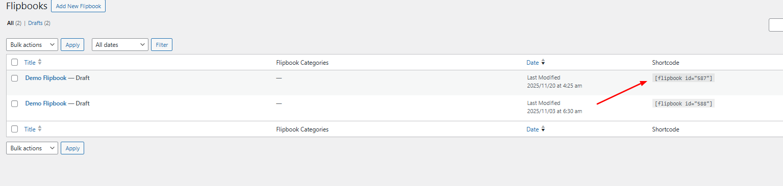 all flipbooks section