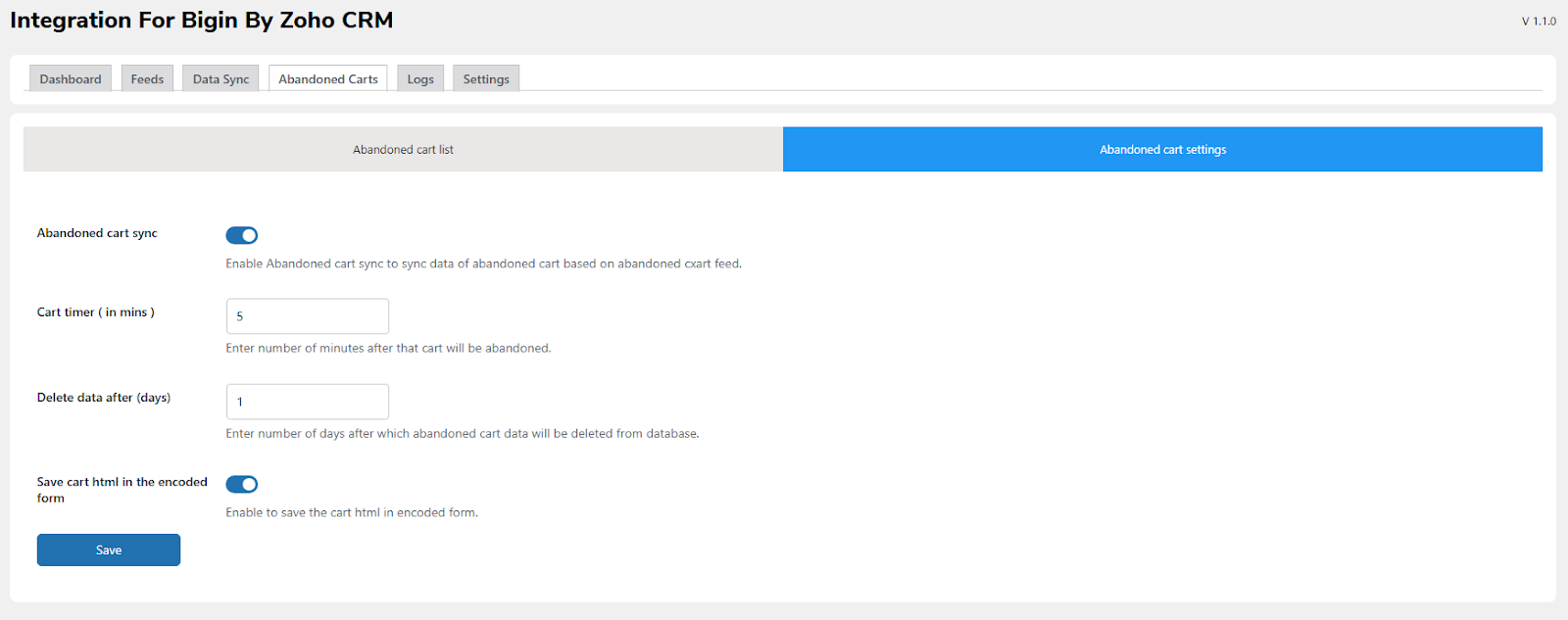 sync-abandoned-cart-data-with-Zoho-Bigin.